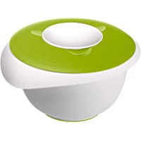 Westmark Bol para Mezclar y Hornear con Tapa de Dos Partes- 2.5 l- con Pico- Plástico- Blanco-Verde Manzana- 3153227A…